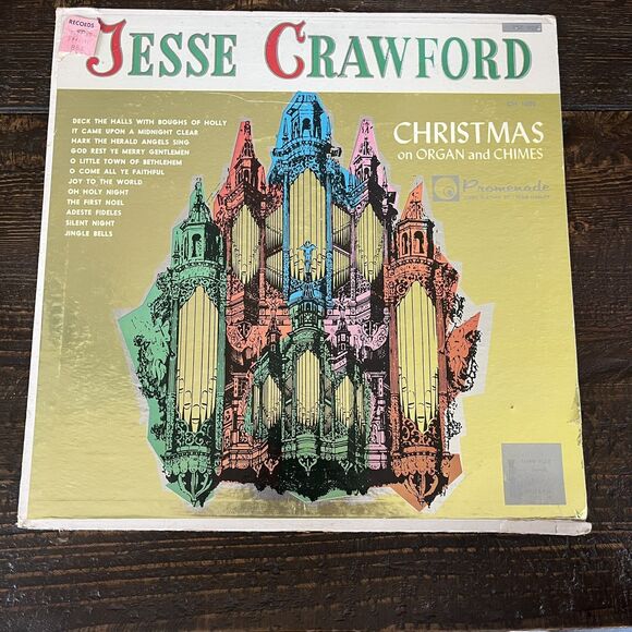 Jesse Crawford Christmas on Organ And Chimes Vintage Vinyl LP Record CH-1000 - Picture 11 of 11